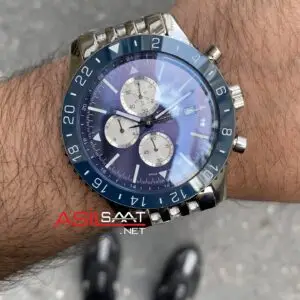 Breitling Chronoliner Mavi 46 mm Replika Saat