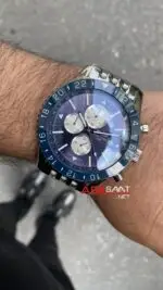 Breitling Chronoliner Mavi 46 mm Replika Saat