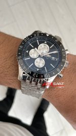 Breitling Chronoliner Y24310 Chronograph Siyah 46mm Replika Saat