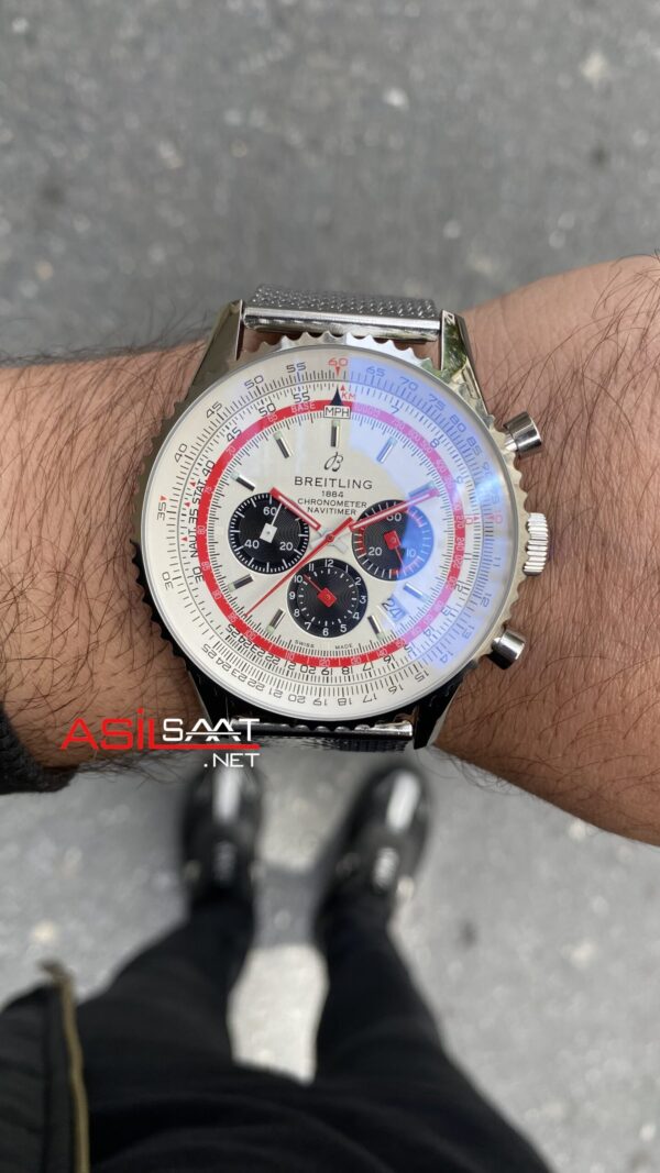 Breitling Navitimer TWA Beyaz 43 mm Replika Saat