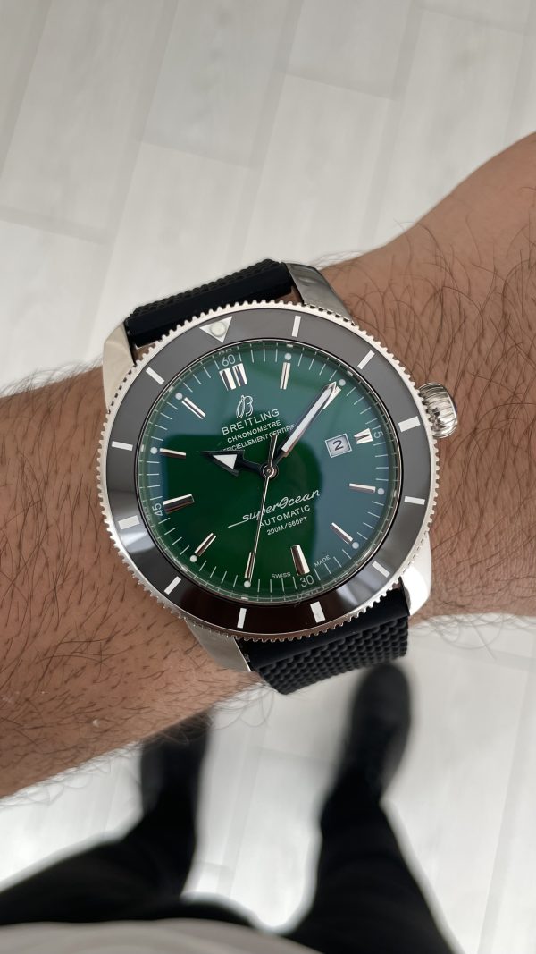 Breitling Superocean Heritage II 46mm Yeşil Kadran B20 Replika Saat