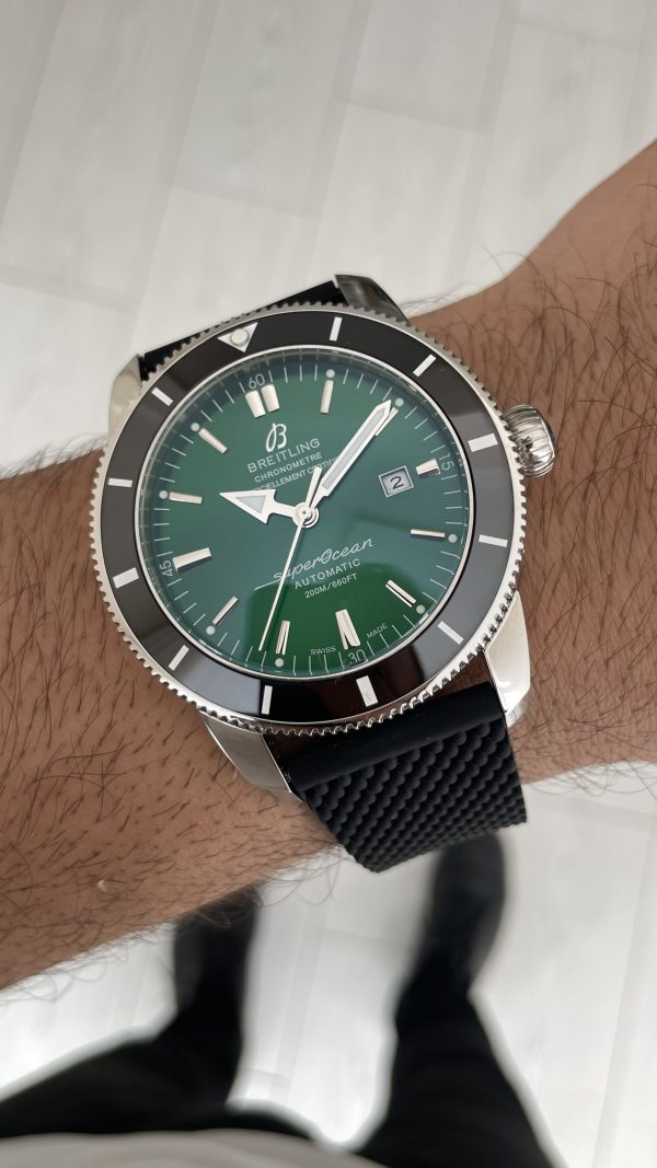 Breitling Superocean Heritage II 46mm Yeşil Kadran B20 Replika Saat