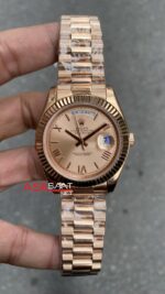 Rolex Day Date Rose 40 mm 218235 Replika Saat