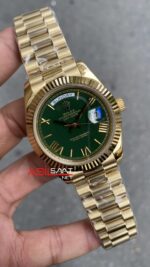 Rolex Day Date Yeşil 40 mm 228238 Replika Saat