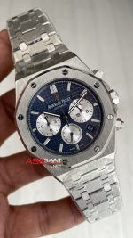 Audemars Piguet Royal Oak Chronograph 26331ST Mavi Kadran 41mm Silver Replika Saat