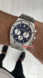 Audemars Piguet Royal Oak Chronograph 26331ST Mavi Kadran 41mm Silver Replika Saat