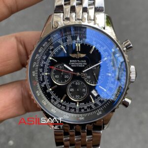 Breitling Navitimer Siyah AB0138 Replika Saat