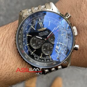 Breitling Navitimer Siyah AB0138 Replika Saat