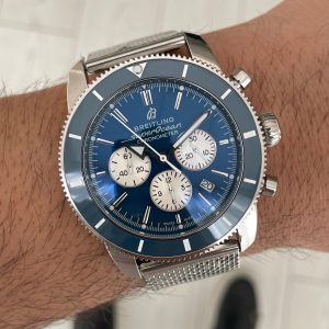 Breitling Superocean Heritage Chronograph AB0162 Mavi Kadran 44mm Erkek Kol Saati