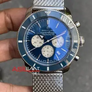 Breitling Superocean Heritage Mavi B01 Chronograph 44 mm AB0162121B1A1 Replika Saat