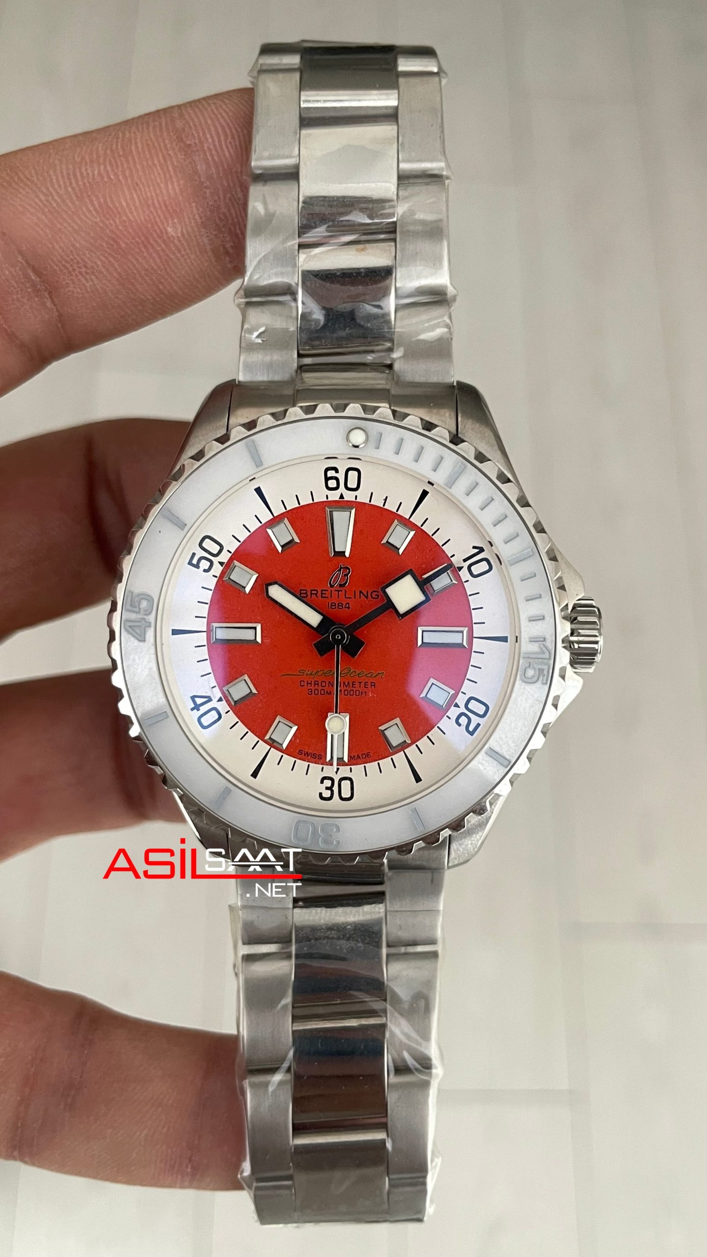 Breitling Superocean Turuncu A17376 44mm Replika Saat Breitling Superocean Turuncu A17376 44mm Replika Saat