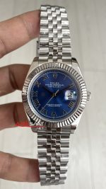 Rolex Datejust Azzuro Blue 126334 Jubilee Mavi Kadran 41mm Replika Saat