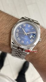 Rolex Datejust Azzuro Blue 126334 Jubilee Mavi Kadran 41mm Replika Saat