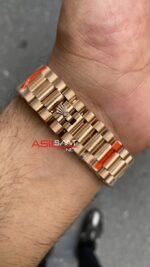 Rolex Day Date Everose 40 mm 218235 Replika Saat