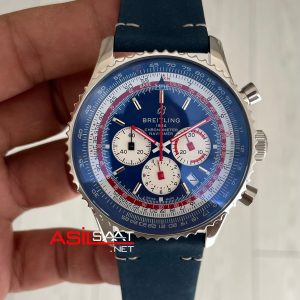 Breitling Navitimer Pan Am B01 Chronograph AB0121 43mm Mavi Kadran