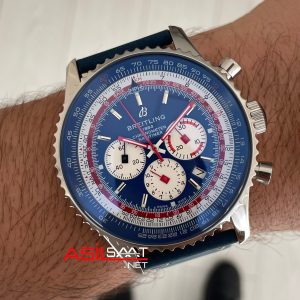 Breitling Navitimer Pan Am B01 Chronograph AB0121 43mm Mavi Kadran