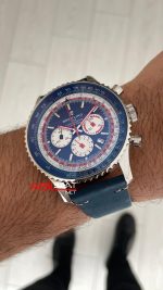 Breitling Navitimer Pan Am B01 Chronograph AB0121 43mm Mavi Kadran