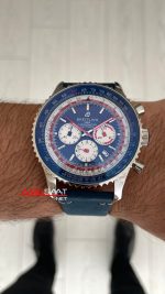 Breitling Navitimer Pan Am B01 Chronograph AB0121 43mm Mavi Kadran