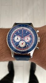 Breitling Navitimer Pan Am B01 Chronograph AB0121 43mm Mavi Kadran