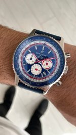 Breitling Navitimer Pan Am B01 Chronograph AB0121 43mm Mavi Kadran