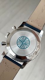 Breitling Navitimer Pan Am B01 Chronograph AB0121 43mm Mavi Kadran