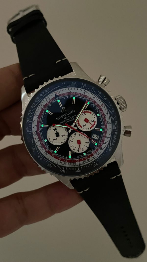 Breitling Navitimer Swiss Air Edition B01 Chronograph AB0121 43mm Replika Saat Breitling Navitimer Swiss Air Edition B01 Chronograph AB0121 43mm Replika Saat