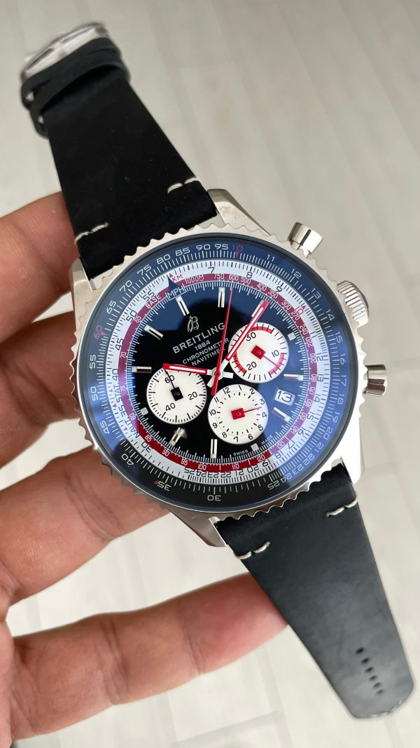 Breitling Navitimer Swiss Air Edition B01 Chronograph AB0121 43mm Replika Saat Breitling Navitimer Swiss Air Edition B01 Chronograph AB0121 43mm Replika Saat