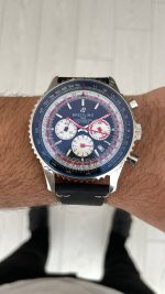Breitling Navitimer Swiss Air Edition B01 Chronograph AB0121 43mm Replika Saat