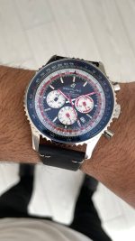 Breitling Navitimer Swiss Air Edition B01 Chronograph AB0121 43mm Replika Saat