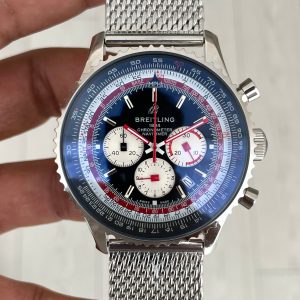 Breitling Navitimer Swiss Air Edition B01 Chronograph Siyah AB0121 43mm Replika Saat