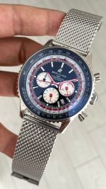 Breitling Navitimer Swiss Air Edition B01 Chronograph Siyah AB0121 43mm Replika Saat