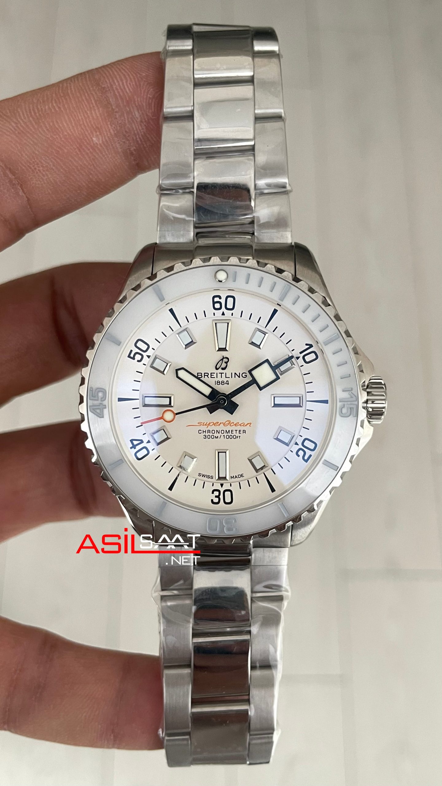 Breitling Superocean Beyaz A17376 44mm Replika Saat Breitling Superocean Beyaz A17376 44mm Replika Saat