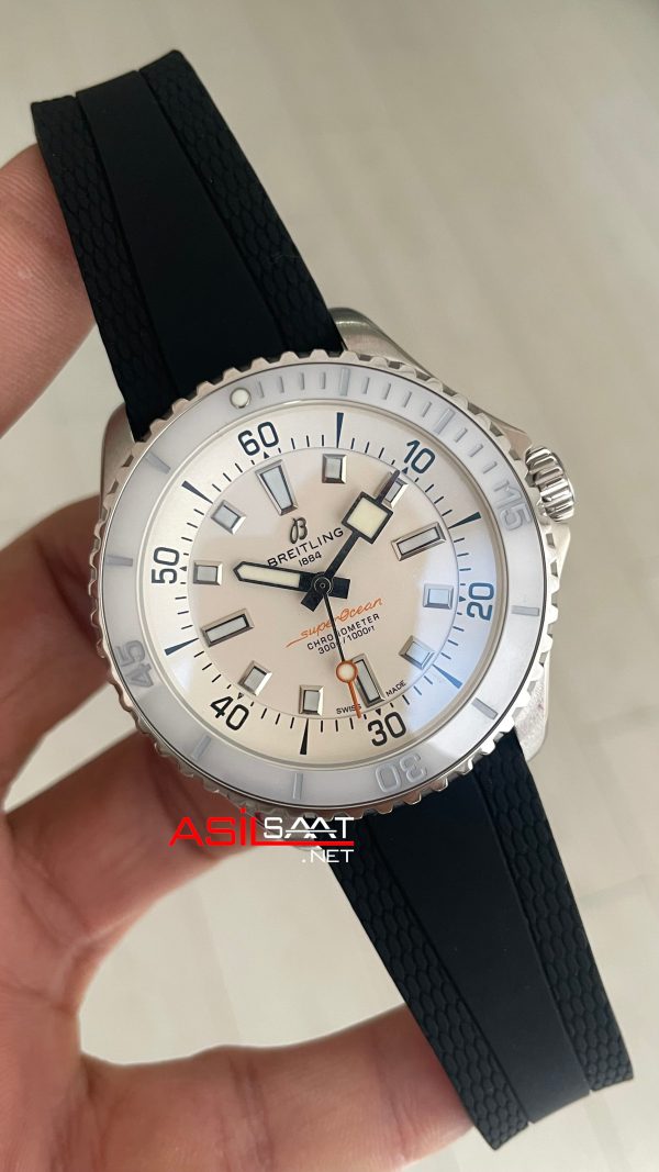 Breitling Superocean Beyaz A17377 44mm Replika Saat