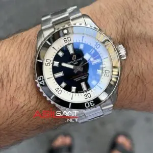 Breitling Superocean Siyah Replika Saat