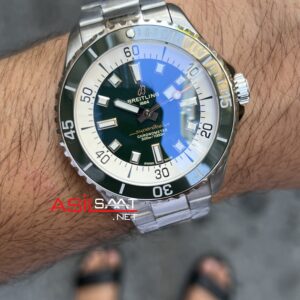 Breitling Superocean Yeşil Replika Saat