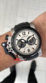 Graham Chronofighter Oversize Beyaz 47mm Replika Saat