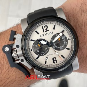 Graham Chronofighter Oversize Beyaz 47mm Replika Saat