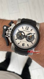 Graham Chronofighter Oversize Beyaz 47mm Replika Saat