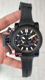 Graham Chronofighter Oversize Black PVD 47mm Replika Saat