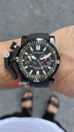 Graham Chronofighter Oversize Commander Siyah Replika Saat