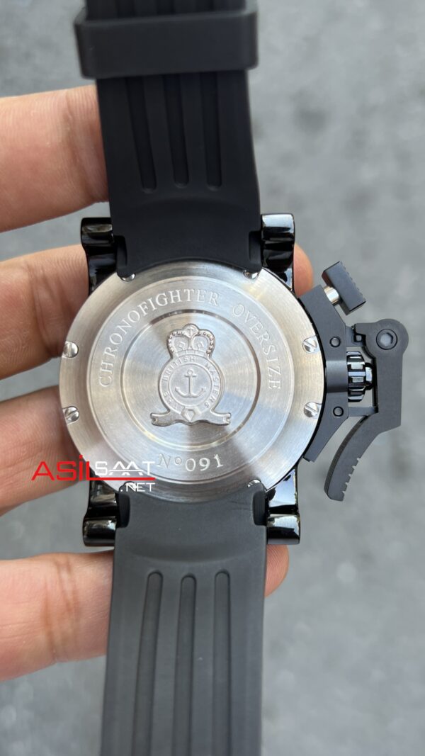 Graham Chronofighter Oversize Commander Siyah Replika Saat