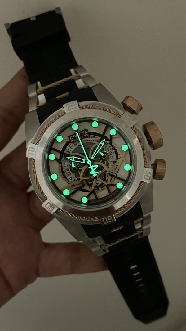 Invicta Zeus Bolt Silver 53mm Silver Rose Invicta Zeus Bolt Silver 53mm Silver Rose