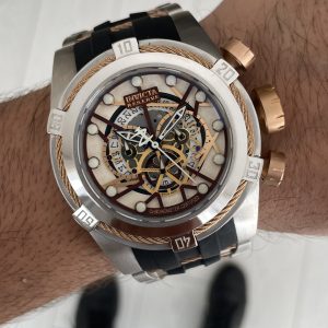Invicta Zeus Bolt Silver 53mm Silver Rose