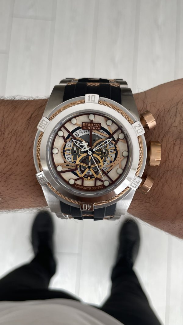 Invicta Zeus Bolt Silver 53mm Silver Rose Invicta Zeus Bolt Silver 53mm Silver Rose