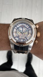 Invicta Zeus Bolt Silver 53mm Silver Rose