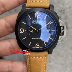 Panerai Luminor Marina PVD Siyah Kahverengi 46 mm Replika Saat