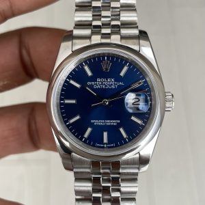 Rolex Datejust Mavi 126300 Jubilee Smooth Bezel 36mm