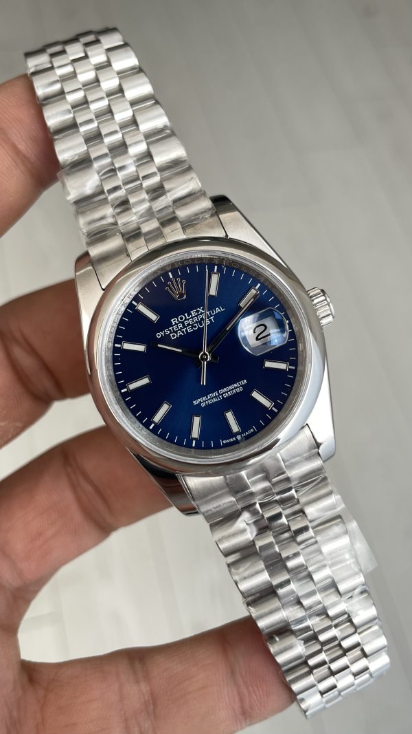 Rolex Datejust Mavi 126300 Jubilee Smooth Bezel 36mm