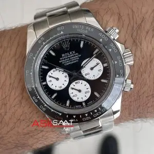 Rolex Daytona Le Mans 126529LN Siyah Kadran 40mm Replika Saat