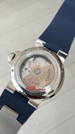 Ulysse Nardin Marine Chronometer Manufacture Beyaz Mavi Kadran 43mm Silver Replika Saat